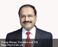 Pratap Gharge, President and CIO at Bajaj Electricals Ltd